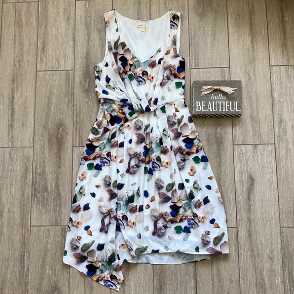 Anthropologie Meadow Rue Beach Treasure Dress Midi